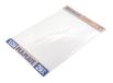 TAMIYA 70124 - kunststof plaat 1,0 mm, 2 stuks, 257 x 364 mm, wit