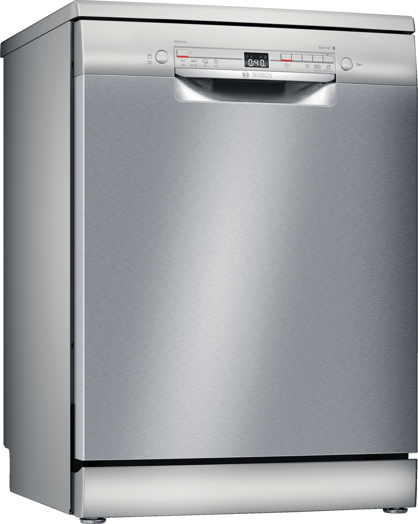 Bosch Serie 2 SGS2HVI20E Vaatwasser - Vrijstaand - 13 Couverts - RVS