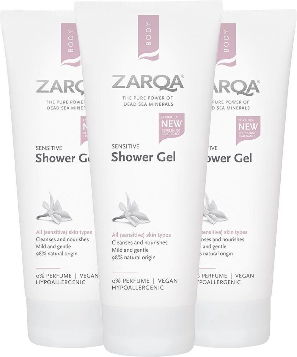 Zarqa 3x Douchegel Sensitive 200 ml