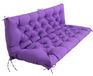 Coussins de banc d'extérieur 120x50x50 cm