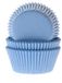 House of Marie Cupcake Cups Licht Blauw 50x33mm - 50 stuks