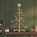 vidaXL Houten kerstboom KOTKA 75 cm Bamboe en massief grenenhout Bruin
