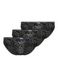 Calvin Klein Bikini 3Pk Vrouwen Zwart Effen XL