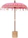 vidaXL Balinees zonnescherm met voet Roze Ø 180-190 cm