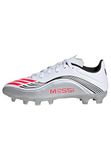 adidas Uniseks-Kind F50 MESSI LEAGUE Multi Ground Football Boots Kids, ftwr white/lucid red/silver met., 38 EU
