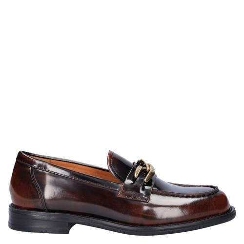 Vagabond lakleren loafers bruin