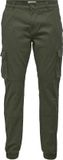 ONLY & SONS ONSCAM Tapered Fit Cargo Broek Olive Night W29 x L34