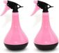 Merkloos 2x Roze plantenspuit 730 ml