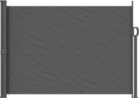 vidaXL Uittrekbaar Zijscherm 140 x 300 cm 100% Polyester, IJzer, Staal