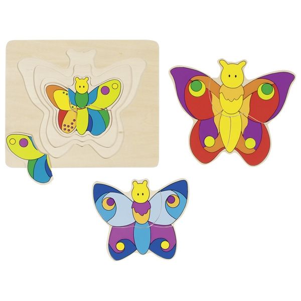 Goki 57899 - Puzzel - Multicolor - Hout - 2+ jaar
