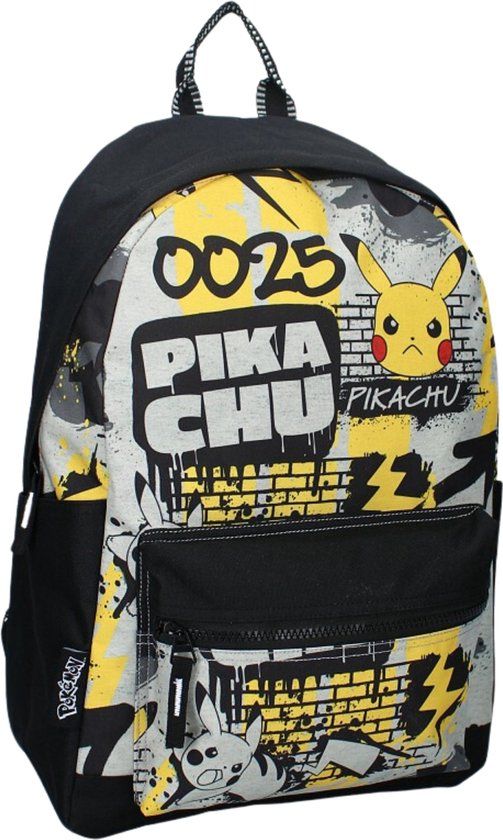 Pokémon Gotta Catch 'Em All! Rugzak - Zwart - Pikachu
