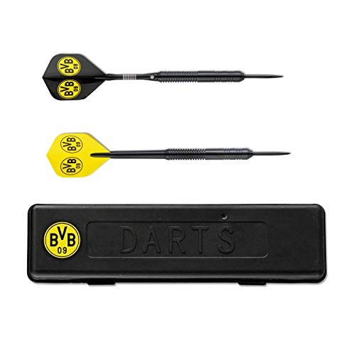 Borussia Dortmund BVB Dartpijlen met Opbergdoos - Zwart/Geel