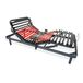 DUÉRMETE ONLINE Ergomax Elektrisch bed, versterkt, 5 niveaus, Hytrel-vering, betrouwbaarheid en robuustheid, Duitse motor, grijs, 90 x 200 cm