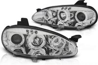 Bol Koplampen dual halo rims MAZDA MX5 01-05 ANGEL EYES CHROOM