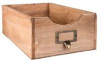 Clayre & Eef Tijdschriftenhouder 18x29x10 cm