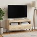 Maison Exclusive - Meuble TV pour téléviseur LED, placage chêne Sonoma