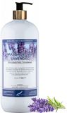 Claudius Cosmetics B.V. Massageolie Lavendel 1 liter met gouden pomp - 100% natuurlijk - biologisch en koud geperst