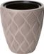Form Plastic Plantenpot/bloempot Flow - kunststof - beige - D30 x H32 cm - met binnenpot - rond
