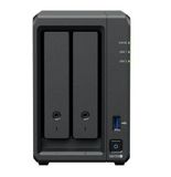 Synology DP320 - Serveur NAS - 16 To - 2x 8 To HDD - 8 Go RAM - Noir