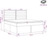vidaXL Boxspringbed met matras, lichtgrijs, 140 x 200 cm, stof
