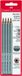 FABER-CASTELL Potloodset Grip 2001, 4 ergonomische potloden