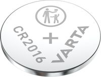Varta CR2016 Lithium Knoopcel Batterij - 3V - 90mAh - 1 stuk