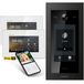 Balter EVO-HD videosysteem voor deuropnamen met touchscreen, zwart, inclusief app, geschikt voor 1 gezinswoning, 2 x 7-inch monitor, deurbel met Full HD camera, 2-draads bus