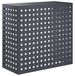 Housse de climatiseur anthracite 110 x 50 x 105 cm acier