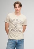 Superdry Gothic Varsity T-shirt Heren Oatmeal Beige Maat M