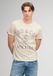 Superdry Gothic Varsity T-shirt Heren Oatmeal Beige Maat M