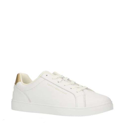 Tommy Hilfiger Tommy Hilfiger leren sneakers wit/goud