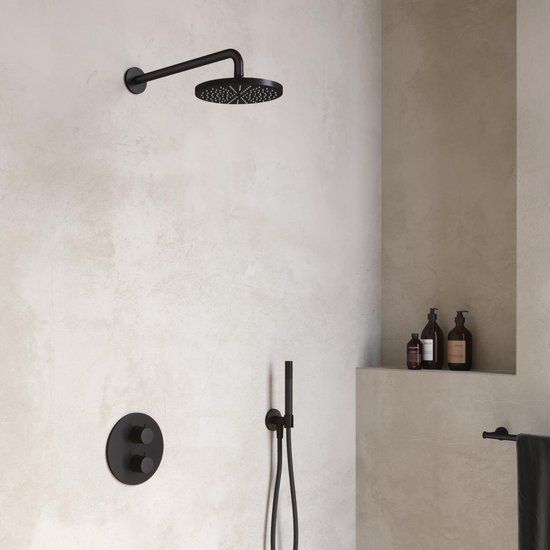 Hotbath Cobber Inbouw Regendoucheset - Thermostatisch - Chroom