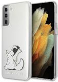 Karl Lagerfeld Choupette Fun Telefoonhoesje Samsung Galaxy S21 Transparant