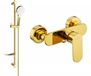 Mexen Milo DF05 robinet de douche avec ensemble de douche, or