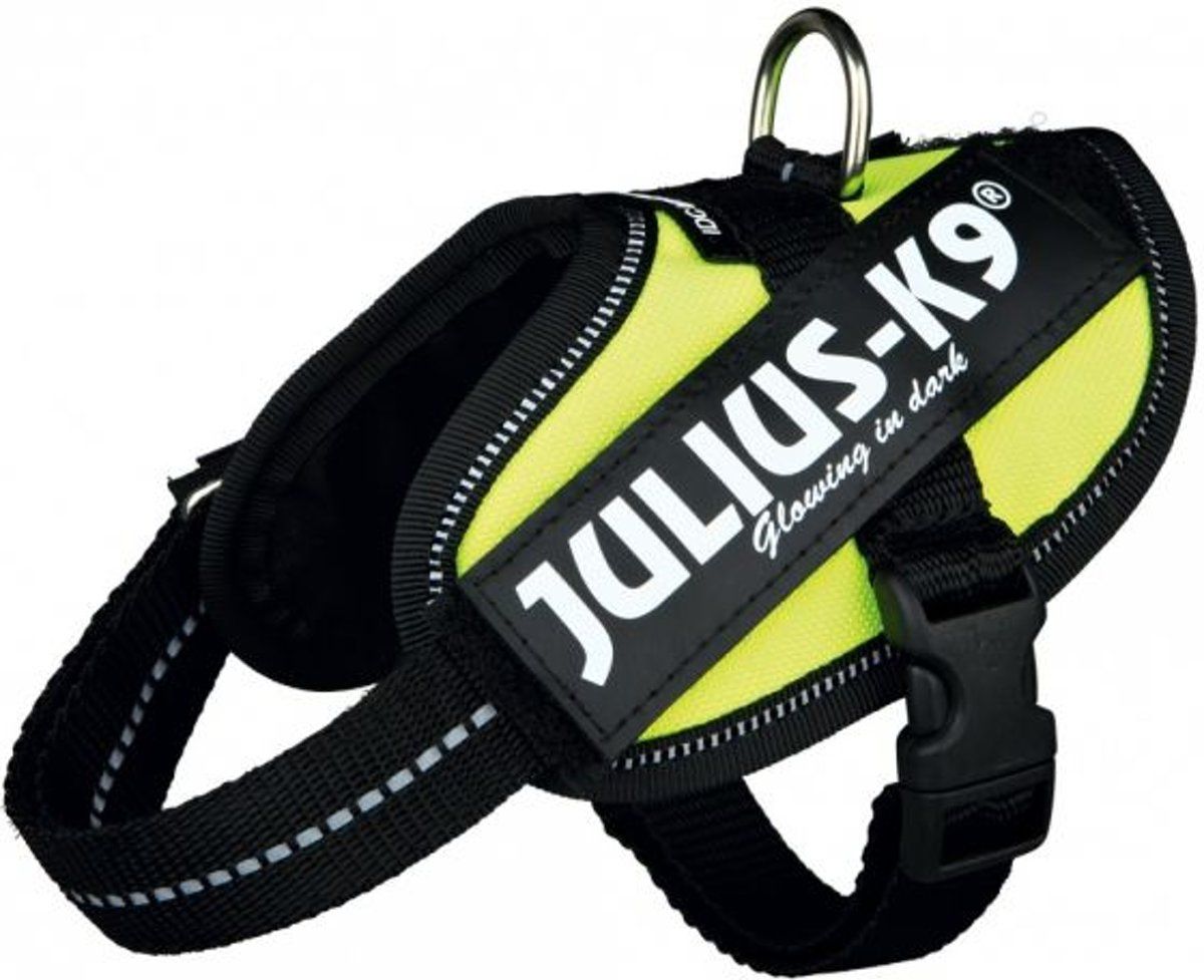 JULIUS K9 IDC Powertuig/Harnas - Baby2/33-45cm - XXS - Neon Groen