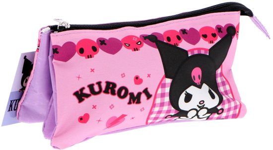 Kuromi Etui Meerkleurig Polyester Soft Case Rechthoek Kinderen
