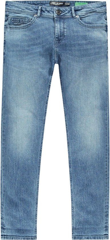 Cars Jeans Heren DOUGLAS DENIM Regular Fit BLEACHED USED - Maat 36/32
