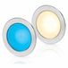 Hella Marine Slim 95 Blanc & Bleu Plafonnier Transparent 95 mm