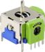 TRU COMPONENTS Joystick 12 V/DC Poignée en métal Broches à souder 1 pièce