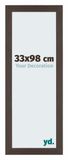 Your Decoration Cadre Puzzle 33x98 cm Chêne Foncé