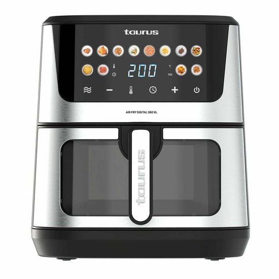 Taurus Air Fryer Air Fry 360XL Black 2100 W 8 L