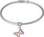 Orphelia Armband Bangle Butterfly Zilver 925 Bicolor Zirkonia 58 mm