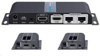 PremiumCord HDMI 1-2 splitter+extender po CAT6/6a/7, FULL HD, 3D