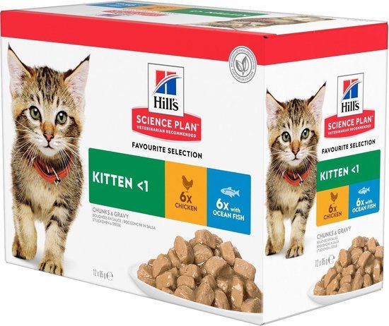 Hill's Science Plan Feline Kitten Classic 12x85 g