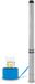 EBERTH pompe submersible 4" inox 2200W 112m hauteur de refoulement 20m câble 1½" raccord avec crépine