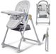 Kinderkraft LASTREE 2-in-1 Wip- en Kinderstoel - Grijs