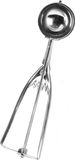 Urban Living IJslepel/ijsschep - scoops opscheppen - RVS - L22 x D5 cm - Scoop lepel - zilver