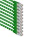 1aTTack.de 1m groen - 10 stuks Cat.6 patchkabel netwerkkabel CAT6 S-FTP Gigabit LAN PIMF CAT 6 koper CU halogeenvrij internet DSL gameconsole smart-tv