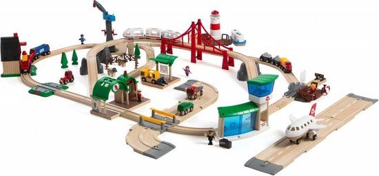 Brio Railway World Deluxe Set - Treinspoor - Hout
