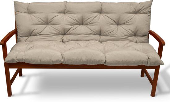 Beautissu Tuinbankkussen Flair BR 120x100cm natuur